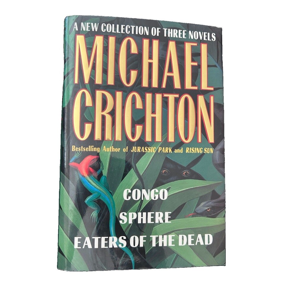 Collection of Three Novels Congo, Sphere, Eaters of the Dead by Michael Crichton